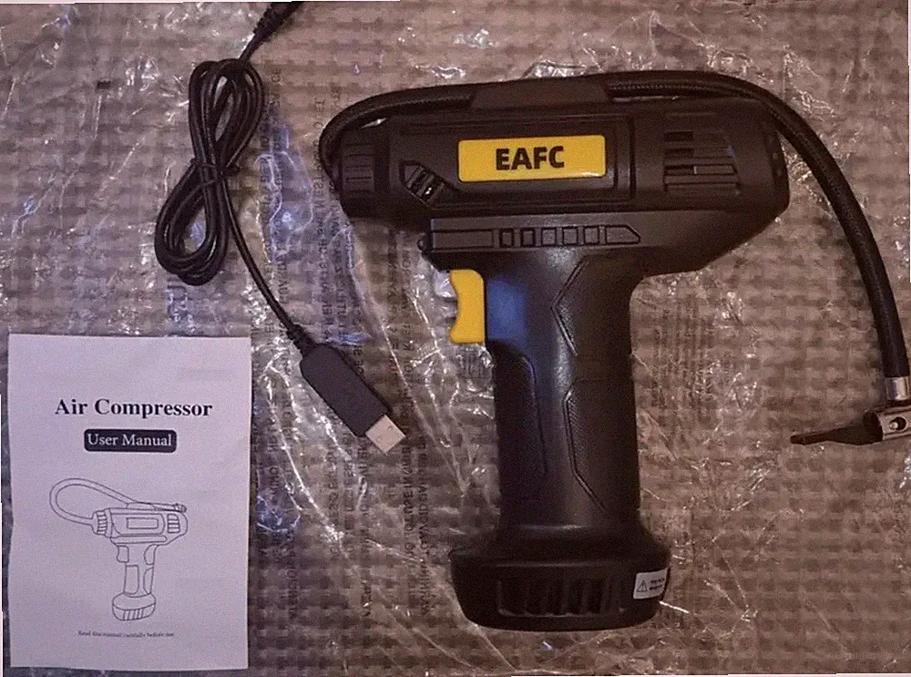 Portable air compressor 150psi cordless