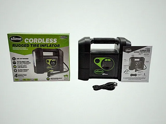Slime 40080 Cordless Rugged Tire Inflator